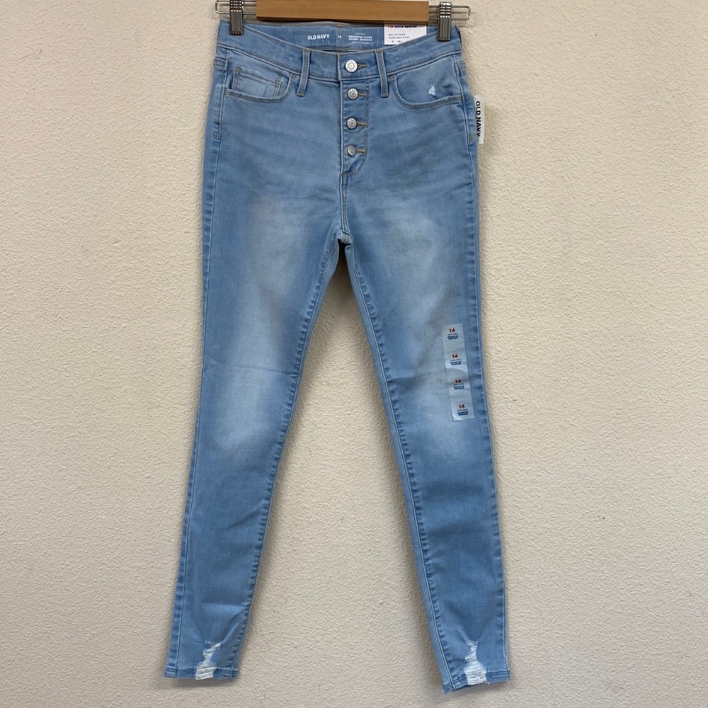 Old Navy Rockstar Super Skinny Jeans Jeggings Size 14 NWT